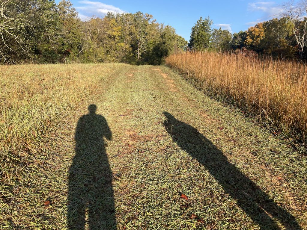 Scott and I on our morning ruck